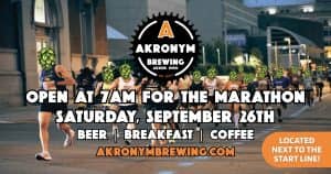 Akronym Brewing | Downtown Akron Brewery & Brewpub | Craft Beer in Akron Ohio 3 7AM Marathon Akronym Brewing