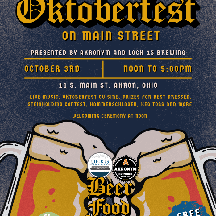 Oktoberfest Akron 2026 at the Akronym Biergarten